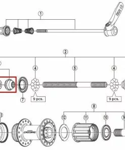 Shimano Konus HR Links Deore-Disc Incl. Verschraubung Ab 2010 Y-3SW98030