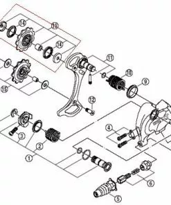 Shimano Spannrolle XT Ab´99 9-fach Y-5TP98090 Ausverkauft- Ersatz:Y-5X998150