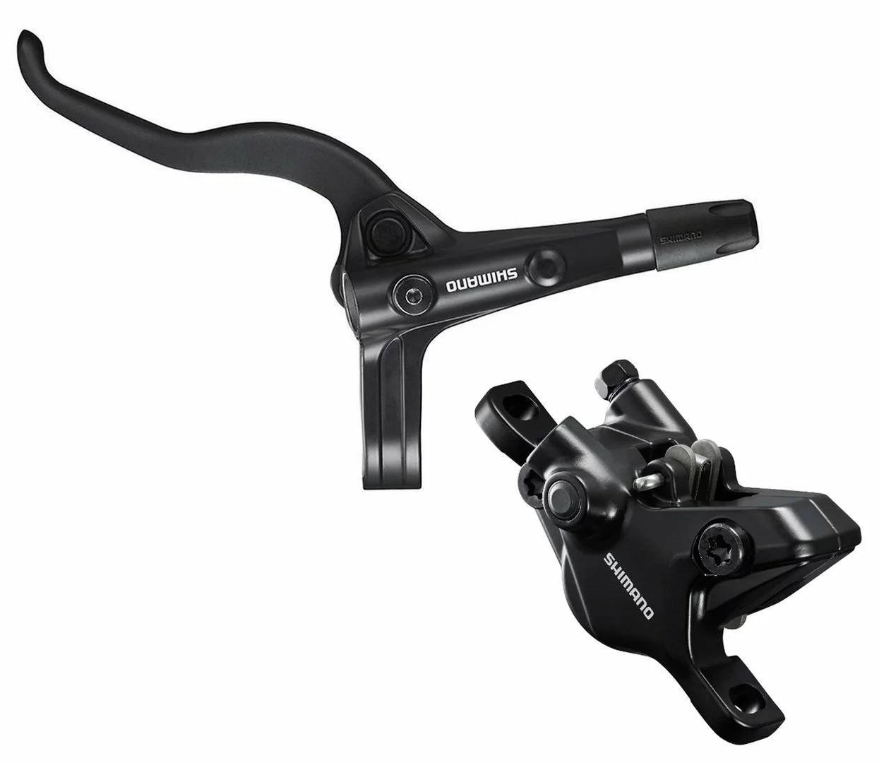 Shimano Alivio BR-MT410 VR Incl. Normalem Bremshebel BL-MT401 2-Finger Schwarz