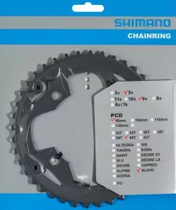 Shimano Alivio Ab 2015 40 Zähne AN-Type Für Schutzring Schwarz Y-1PL98050