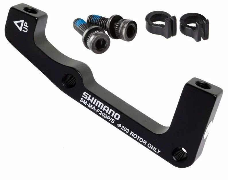 Shimano Adapter VR Postmount Bremse Auf IS-2000 Befestigung Mit 203mm Scheibe SM-MA-F203P/S 1 Shimano Adapter VR Postmount Bremse Auf IS-2000 Befestigung Mit 203mm Scheibe SM-MA-F203P/S