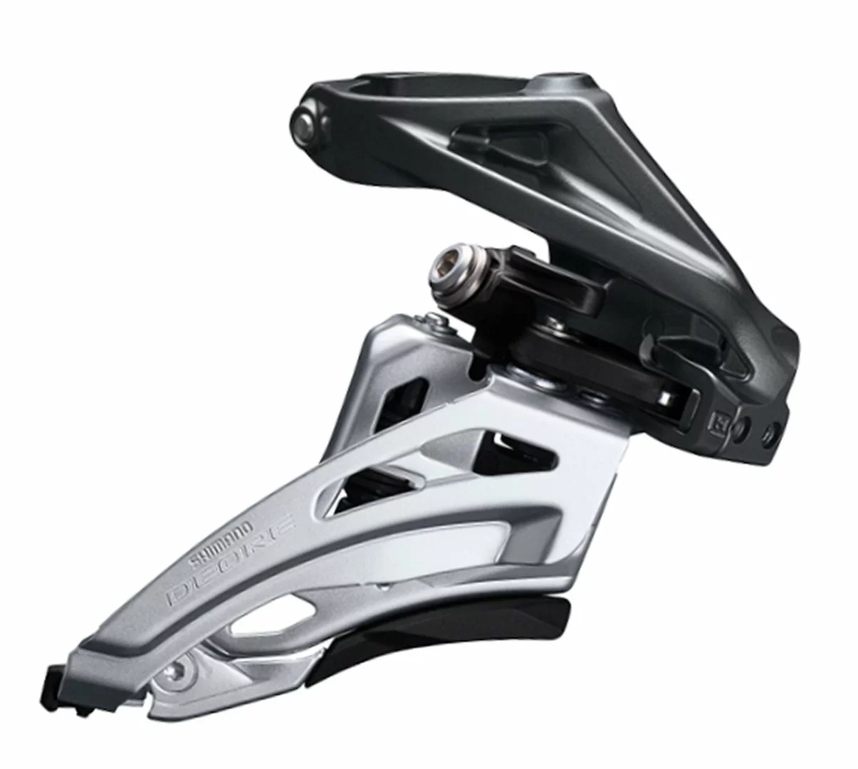 Shimano Deore FD-M6020-H Ab 2018 10x2-fach Sideswing High-Clamp Frontpull 66-69° Schwarz 1 Shimano Deore FD-M6020-H Ab 2018 10x2-fach Sideswing High-Clamp Frontpull 66-69° Schwarz