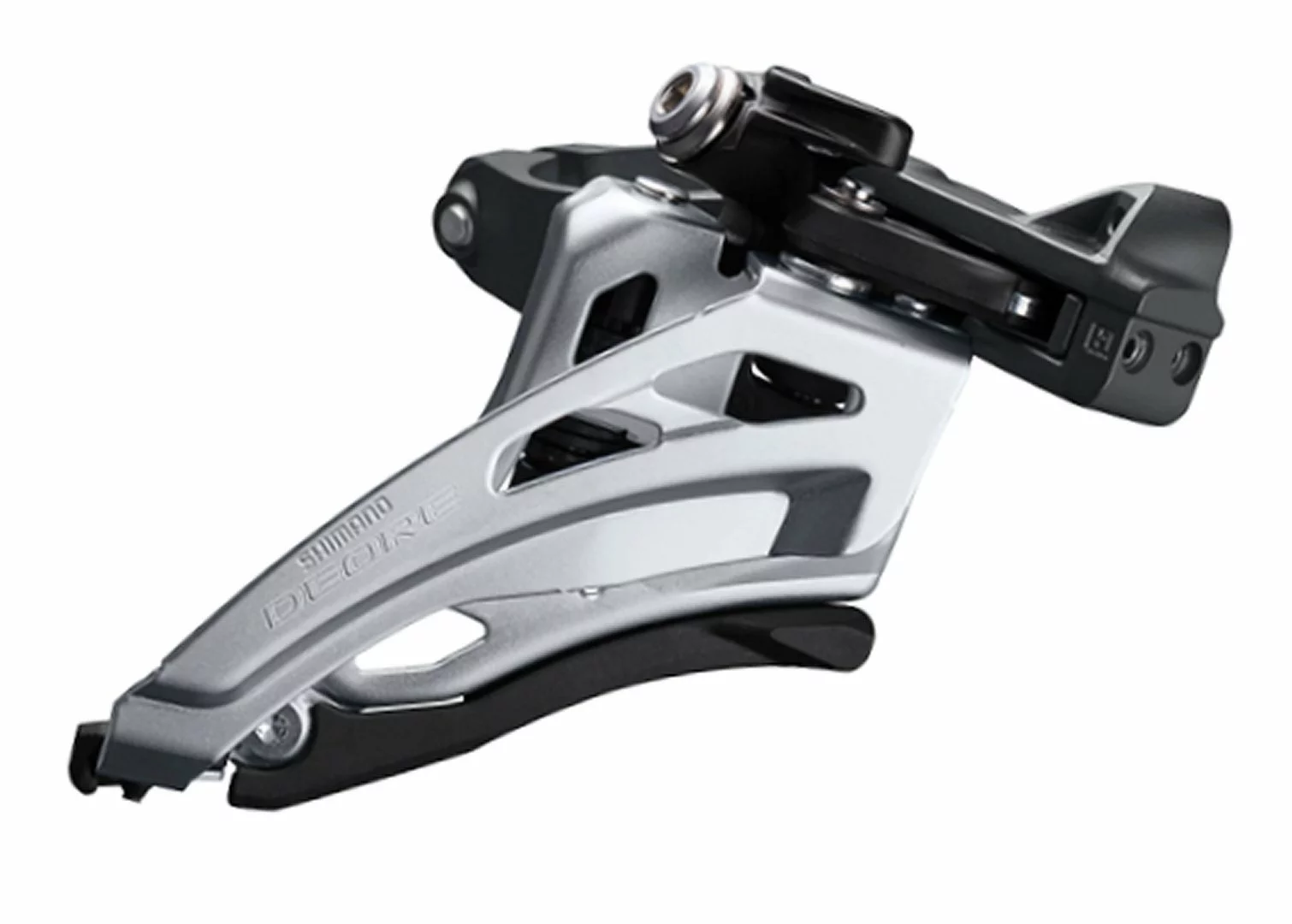 Shimano Deore FD-M6020-M Ab 2018 10x2-fach Sideswing Middle-Clamp Frontpull 66-69° Schwarz 1 Shimano Deore FD-M6020-M Ab 2018 10x2-fach Sideswing Middle-Clamp Frontpull 66-69° Schwarz