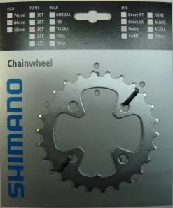 Shimano Deore 2005 4-Arm 26 Zähne T-Type IG Titan Y-1DS26300 Ausverkauft - Ersatz: Y-1LD26000