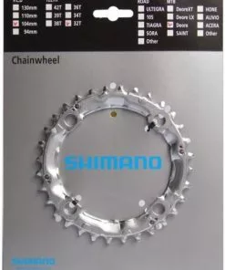 Shimano Deore 2000 4-Arm 32 Zähne N-Type IG Silber Stahl (längere Lebensdauer) Y-1DS98010