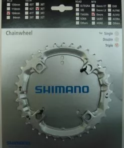Shimano Deore 2000 4-Arm 36 Zähne T-Type IG Silber Stahl (längere Lebensdauer) Y-1DS98200