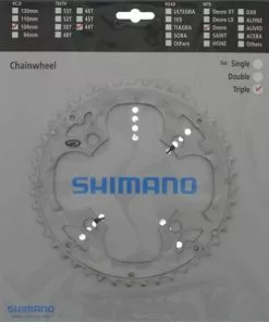 Shimano Deore Ab 2007 44 Zähne S-Type Für Schutzring Silber Y-1GX98040 Ausverk.- Ersatz:Y-1GX98060