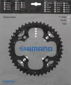 Shimano Deore Ab 2007 44 Zähne S-Type Für Schutzring Schwarz Y-1GX98060