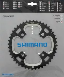 Shimano XT Ab 2008 4-Arm 9-fach 44 Zähne AA-Type IG Alu Schwarz-silber Y-1J198010