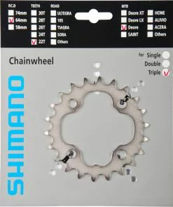 Shimano Deore Ab 2007 22 Zähne S-Type Silber Y-1J822000