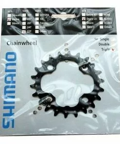 Shimano SLX Ab 2009 4-Arm 9-fach 22 Zähne AA-Type Stahl Schwarz Y-1KF22000