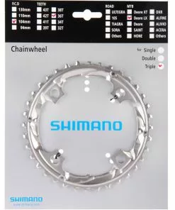 Shimano SLX Ab 2009 4-Arm 9-fach 36 Zähne AD-Type Alu Schwarz Y-1KF98050