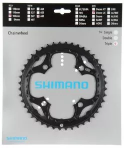Shimano SLX Ab 2009 4-Arm 9-fach 44 Zähne AA-Type Alu Schwarz Y-1KF98060 ***