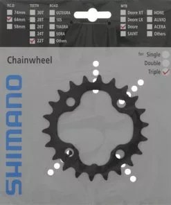 Shimano Deore Ab 2010 22 Zähne S-Type Schwarz Y-1LD22000