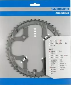 Shimano Deore Ab 2010 48 Zähne U-Type Für Schutzring Grau Y-1LD98130