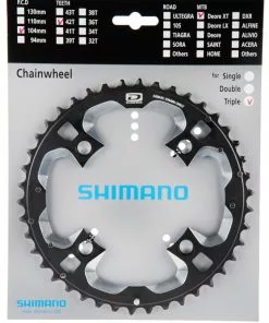 Shimano XT Ab 2011 4-Arm 10-fach 42 Zähne AE-Type Alu Schwarz-silber Y-1LW98030 ***