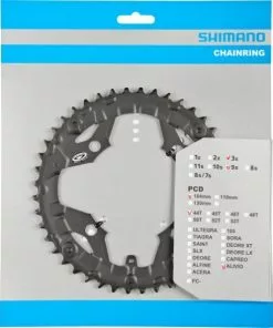 Shimano Alivio Ab 2011 44 Zähne S-Type Für Schutzring Schwarz Y-1M098080