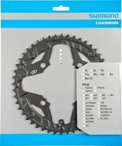 Shimano Alivio Ab 2011 48 Zähne U-Type Für Schutzring Schwarz Y-1M298070