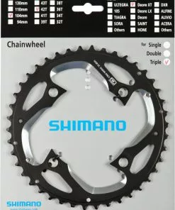 Shimano XT Ab 2012 4-Arm 10-fach 42 Zähne AE-Type Alu Schwarz-silber Y-1MM98110