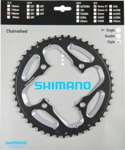 Shimano XT Ab 2012 4-Arm 10-fach 48 Zähne AL-Type Alu Schwarz Für Ketttenschutzring Y-1MP98060 ***
