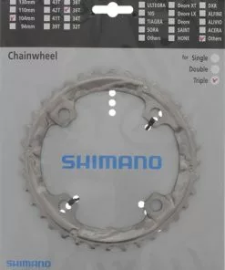 Shimano T-551 Ab 2011 4-Arm 10-fach 36 Zähne AL-Type Alu Si. Y-1MX98040 Ersatz: Y-1MP98020