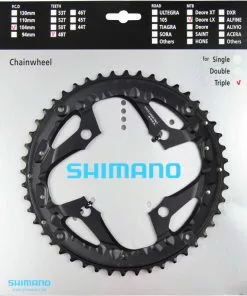 Shimano SLX Ab 2013 4-Arm 10-fach 48 Zähne AL-Type Alu Schwarz Für Ketttenschutzring Y-1N998080